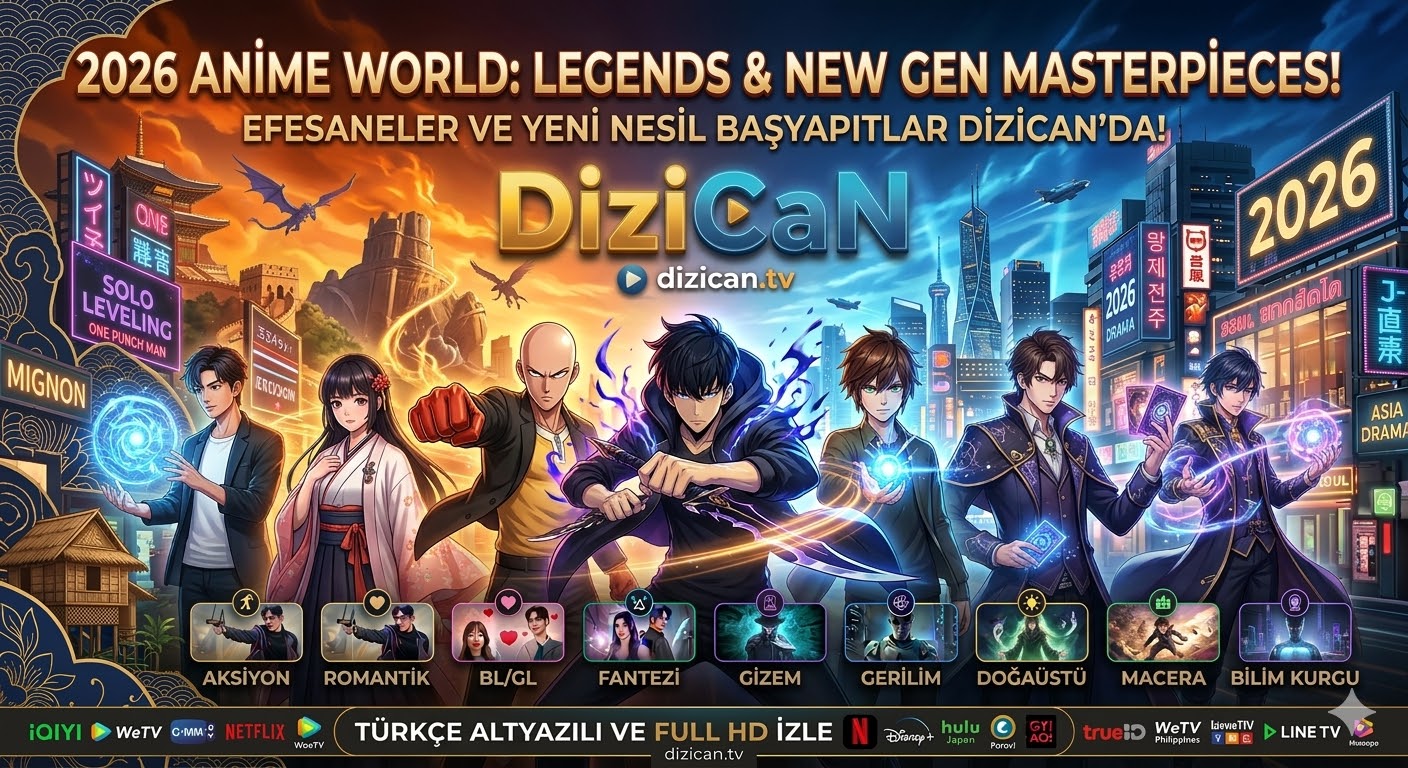 2026 Anime Dünyası: Efsaneler ve Yeni Nesil Başyapıtlar DiziCaN’da!